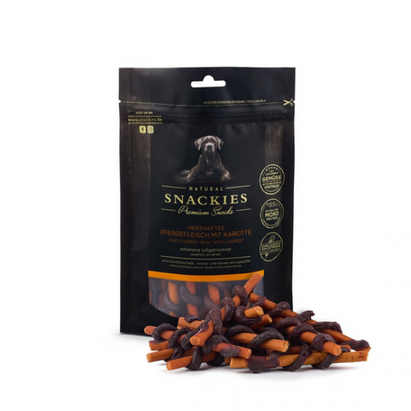 SNACKIES  Herzhaftes Pferdefleisch mit Karotte